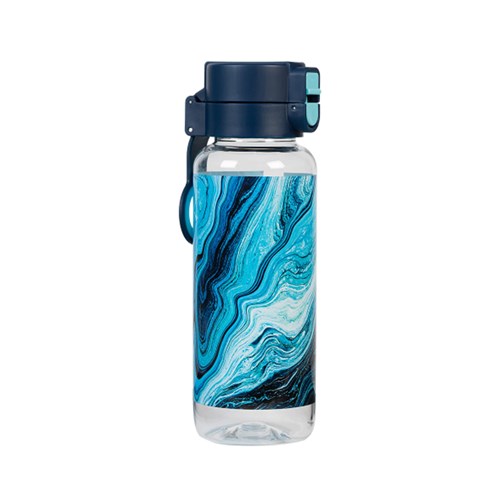 SPE-WBTP-OCM - SPENCIL WATER BOTTLE LOCKABLE LID - Ocean Marble(1)